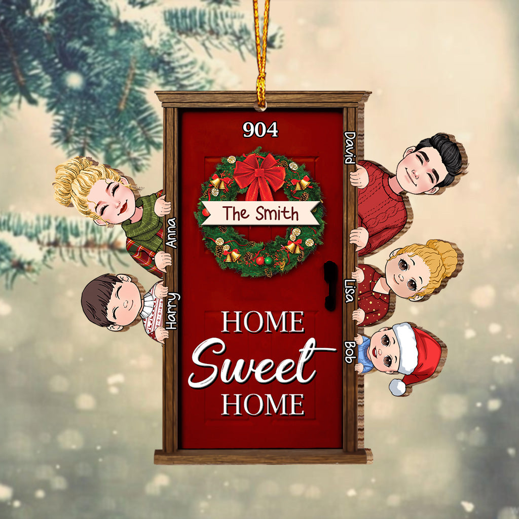 Doux foyer - Ornement familial personnalisé