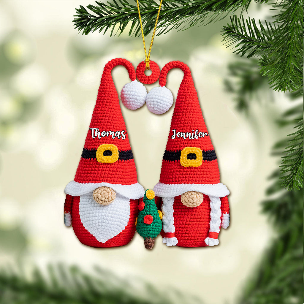 Couple heureux - Ornement personnalisé pour couple