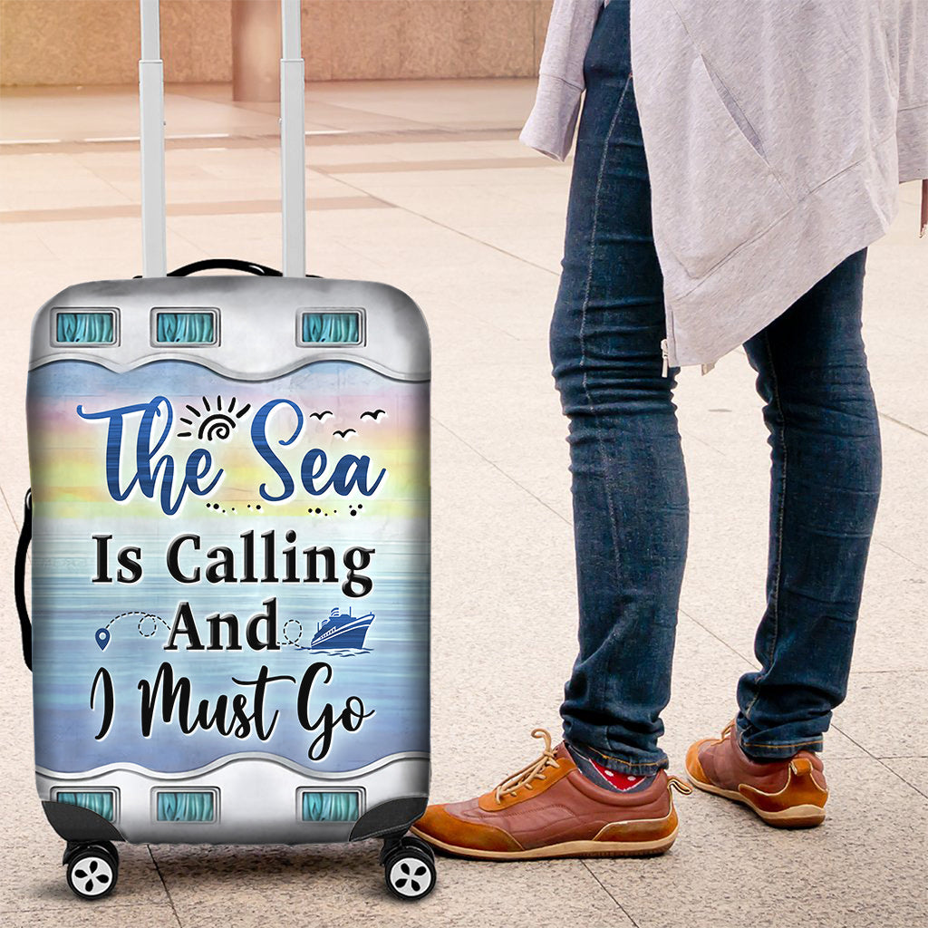 Just A Girl Who Loves Traveling - Personalized Travelling Luggage Cover