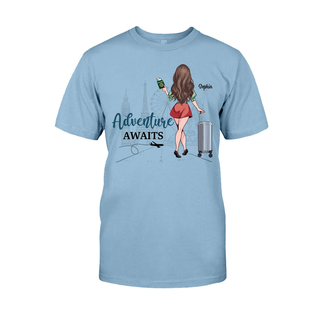 Alors, l'aventure ! – Cadeau de voyage pour maman, fille, petite-fille, épouse, petite amie, amie – T-shirt et sweat à capuche personnalisés