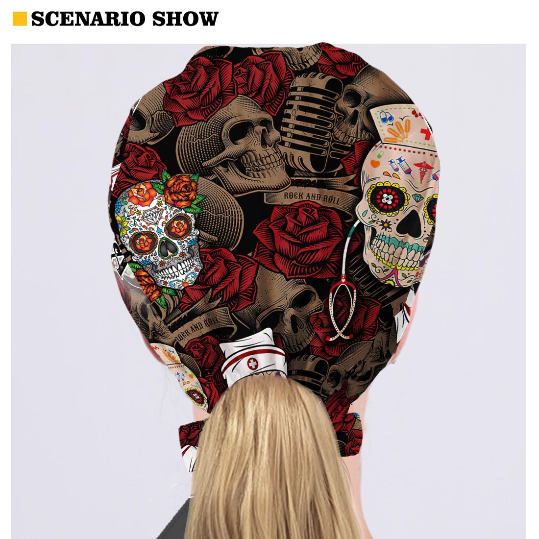 Vie d'infirmière - Bonnet de bloc opératoire personnalisé