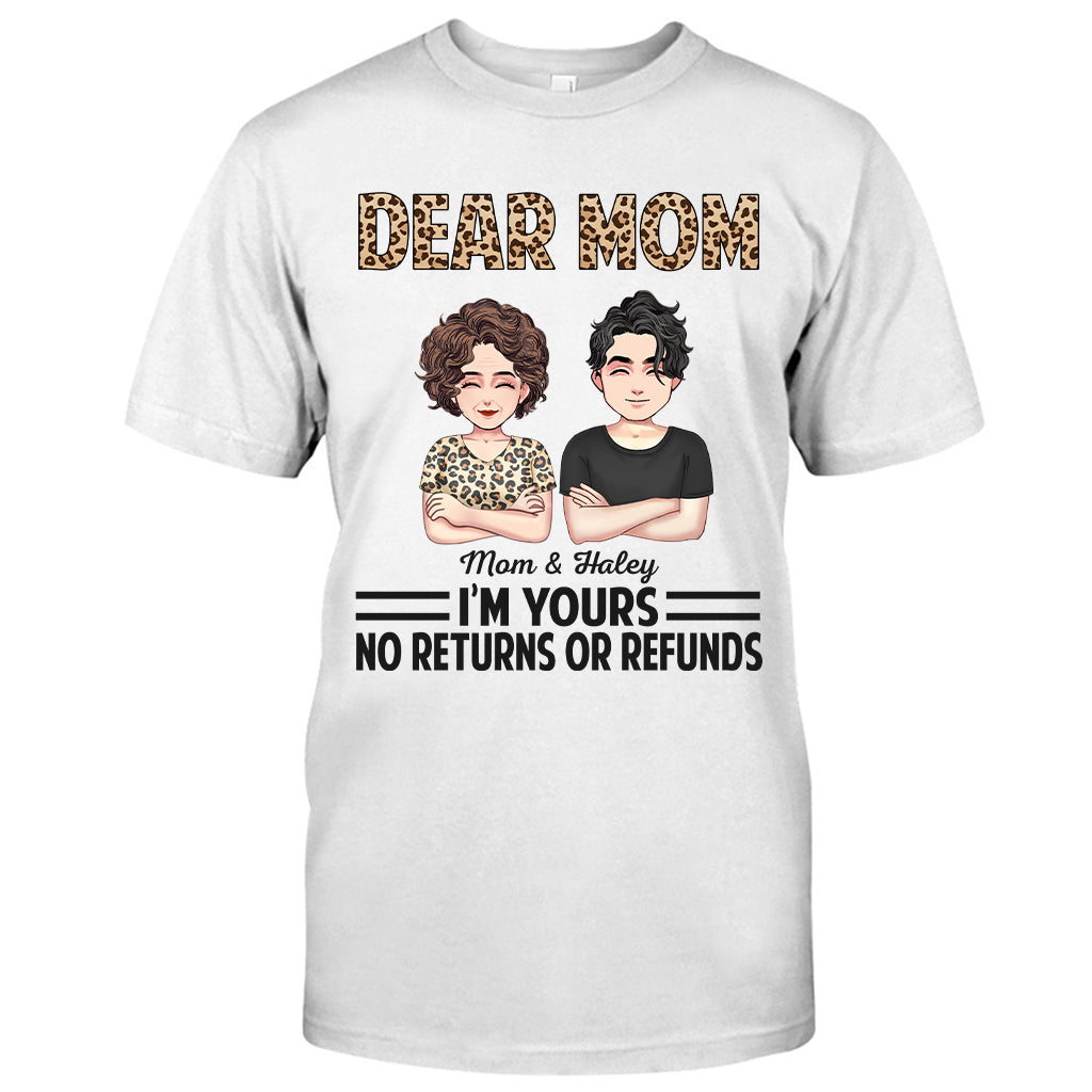 Chers maman et papa, je suis à vous - Cadeau pour maman et papa - T-shirt et sweat à capuche personnalisés