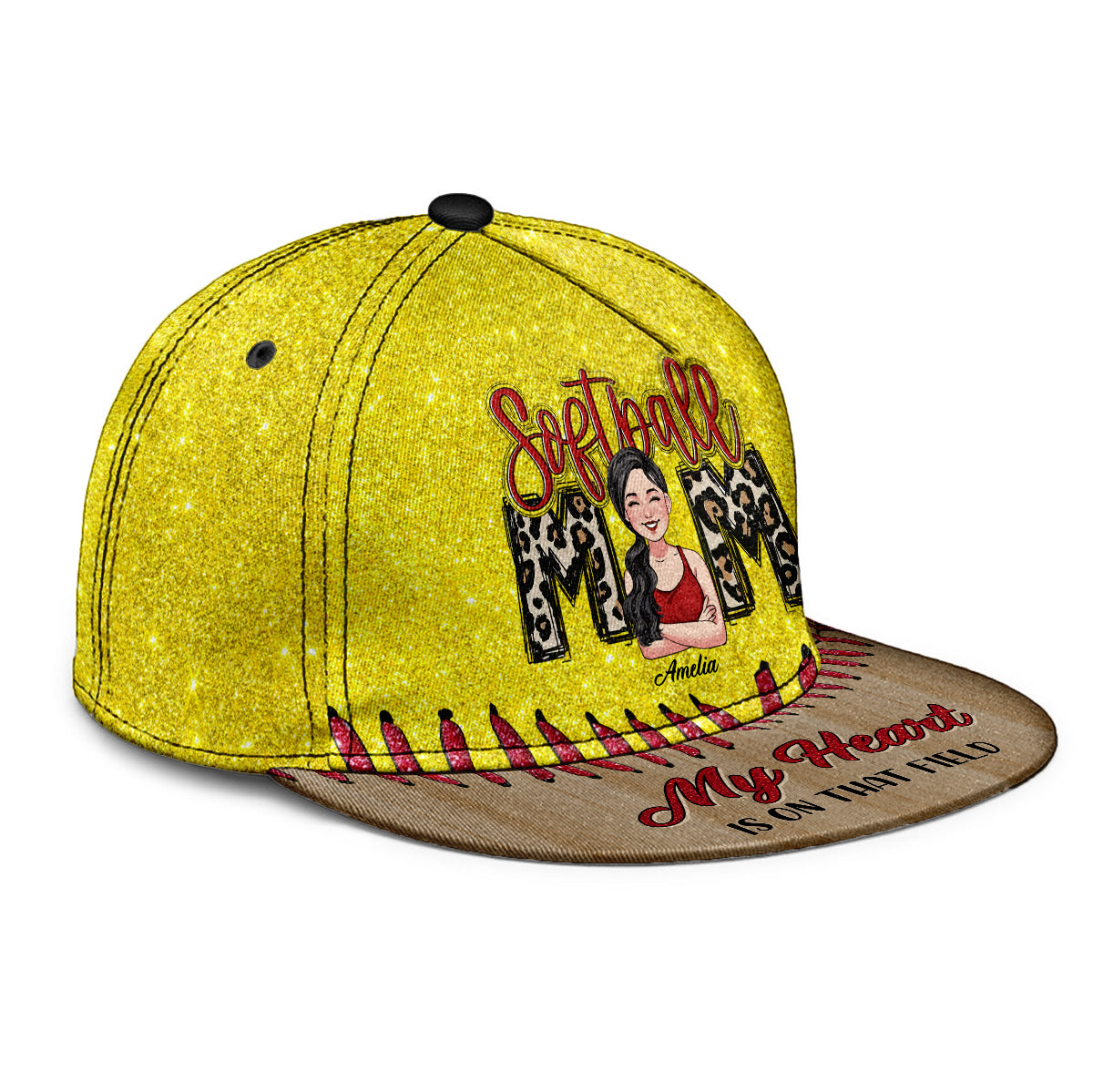 Love Softball - Personalized Softball Snapback