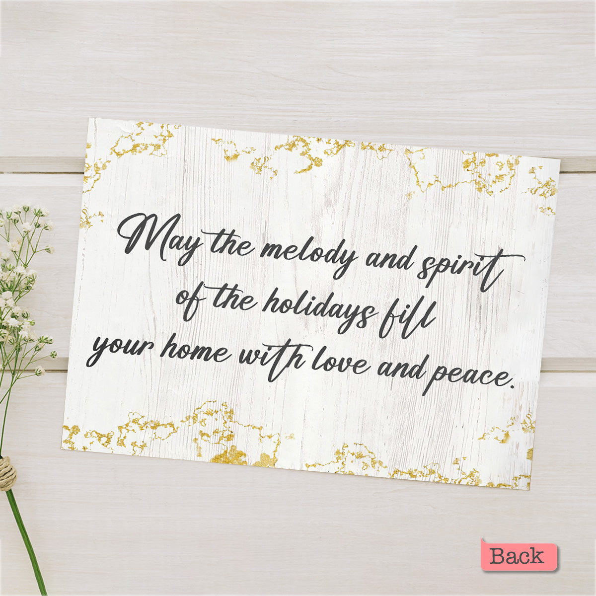 Téléchargement de photo de remerciement - Carte de vœux personnalisée