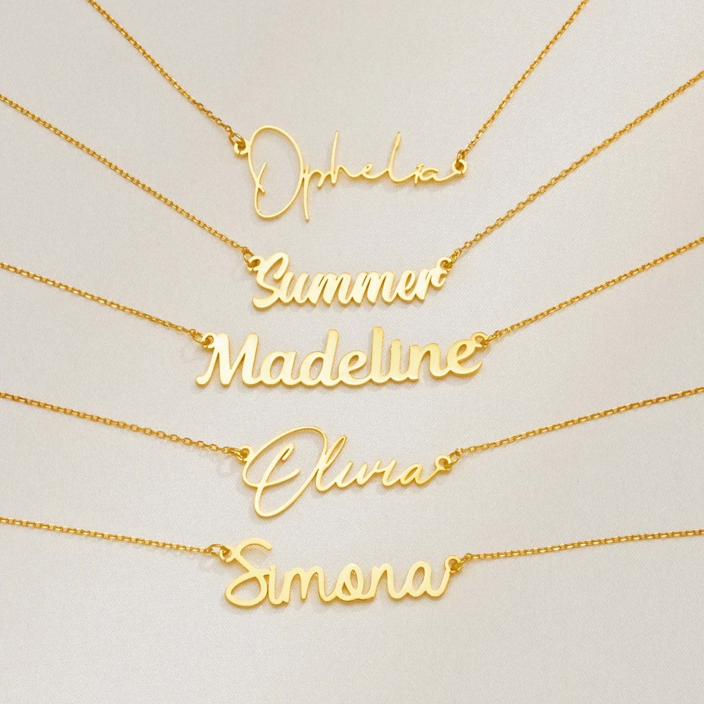 Collier personnalisé avec le nom de votre sœur