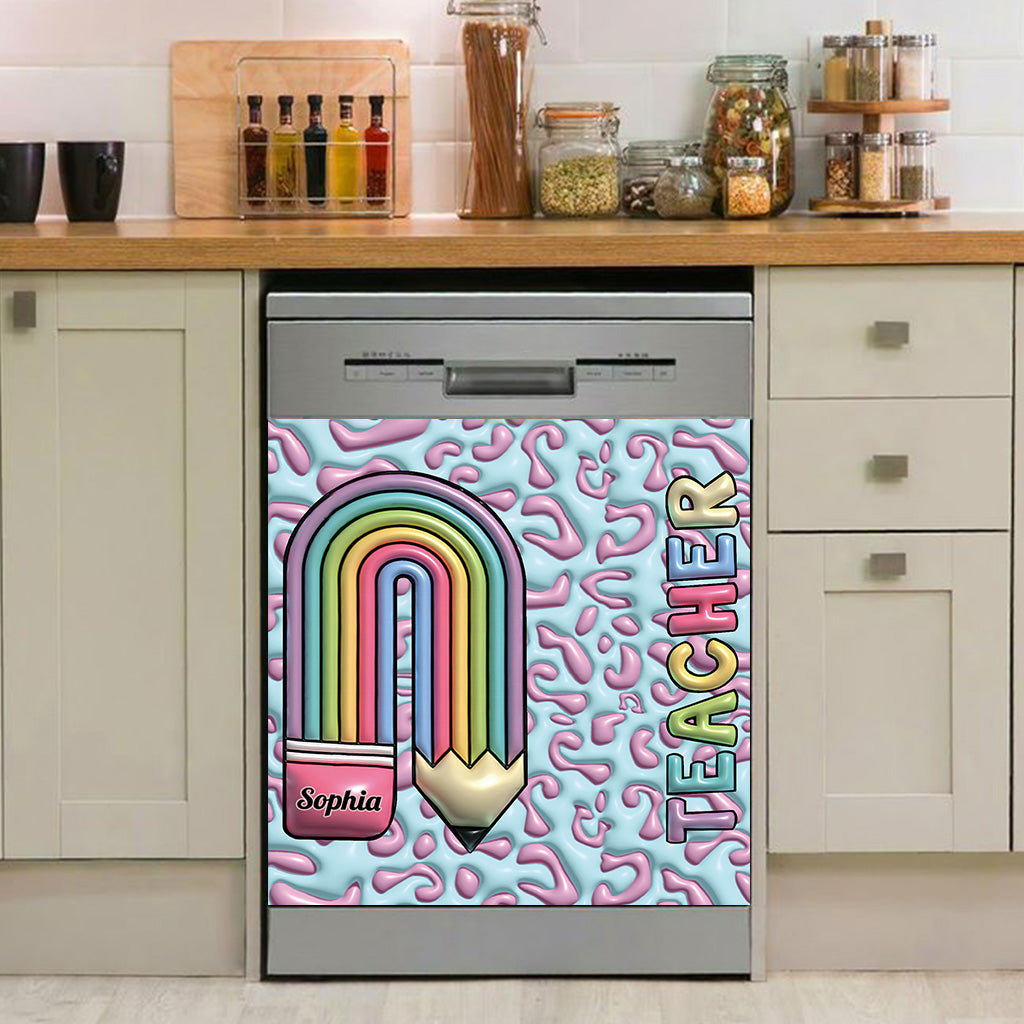 Teacher Life - Personalized Teacher Dishwasher Cover