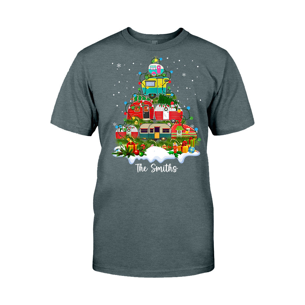 Joyeux Noël au camping ! - T-shirt et sweat à capuche personnalisés pour le camping