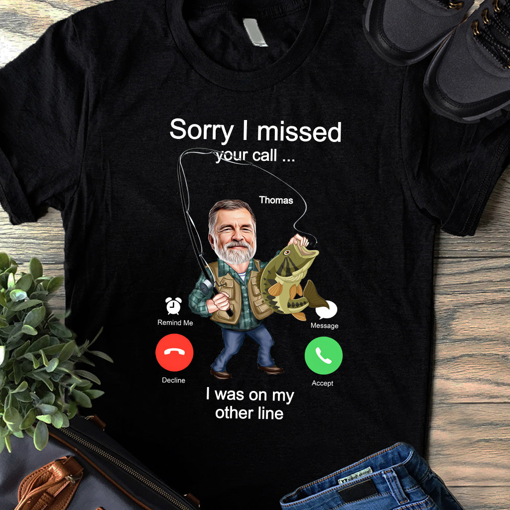 Photo insérée - T-shirt et sweat à capuche de pêche humoristiques « Keeping It Reel » personnalisés