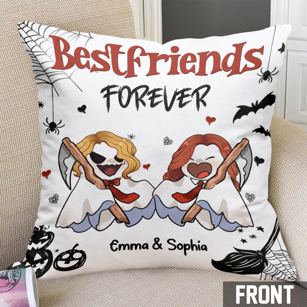 Bestfriend Forever - Personalized Bestie Throw Pillow