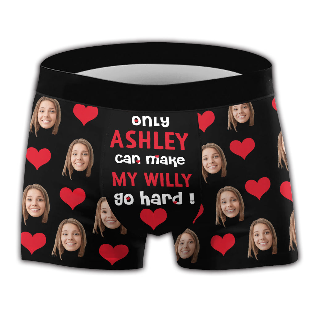 Mon Willy Go Hard - Boxers personnalisés pour couples d'hommes