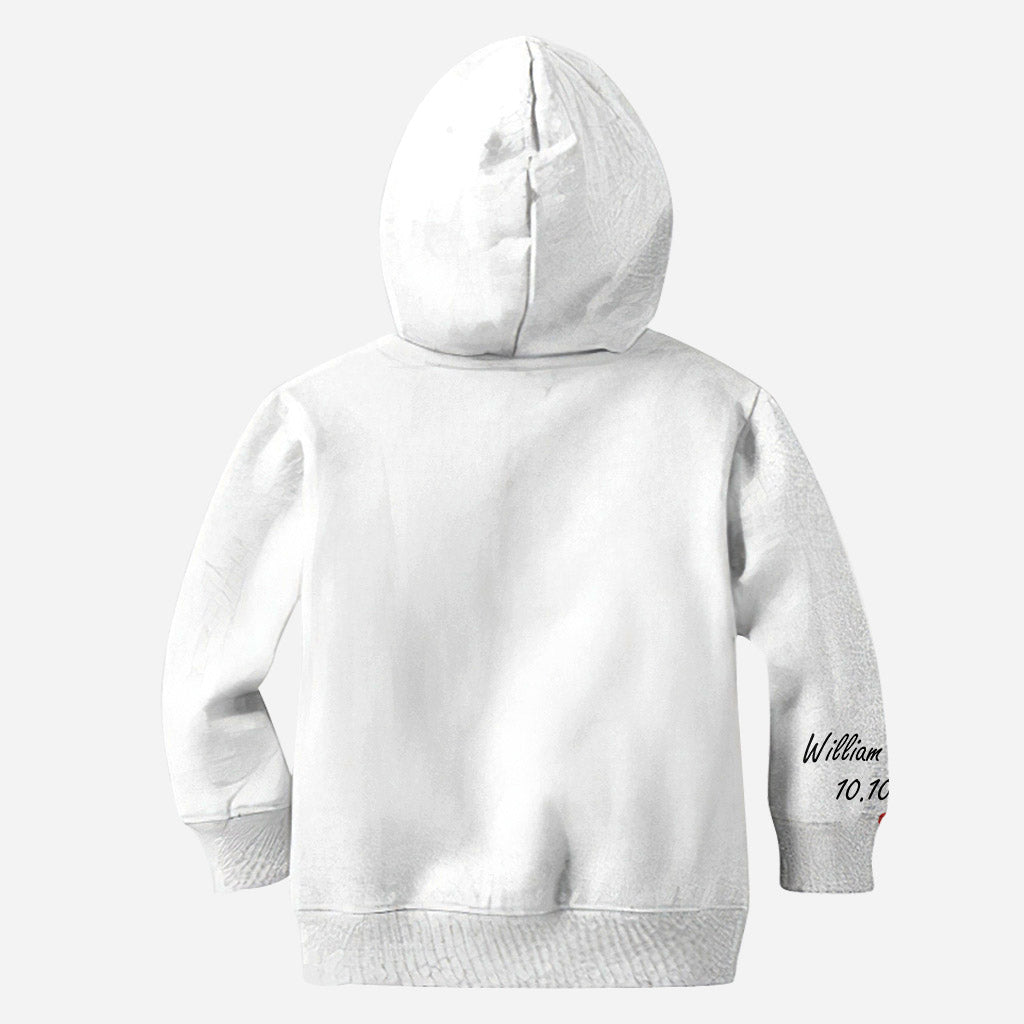 Portraits dessinés au trait personnalisés - T-shirt personnalisé mari et femme imprimé sur toute la surface