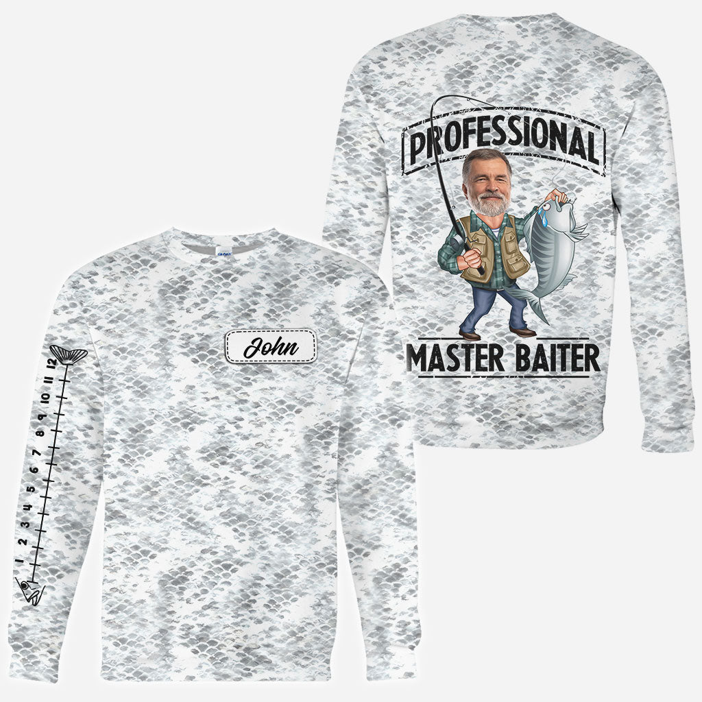 T-shirt de pêche personnalisé Master Baiter -