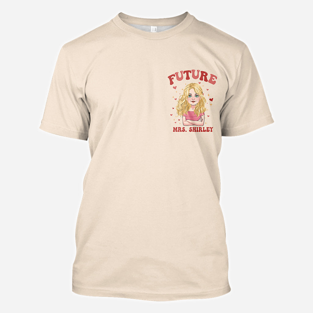 À l'époque de mes fiançailles - cadeau de mariage pour la mariée - T-shirt personnalisé intégralement