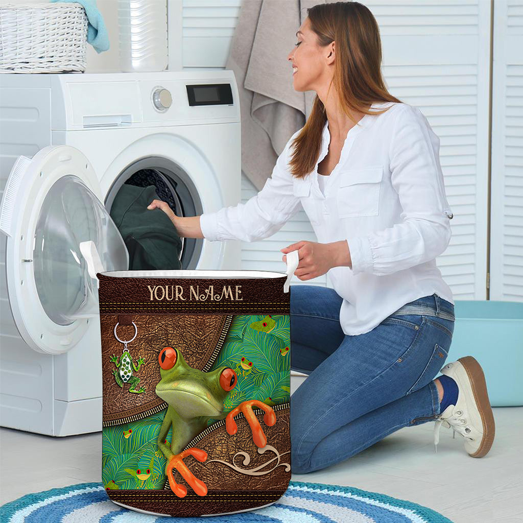 Panier de rangement personnalisé « Love Frog »