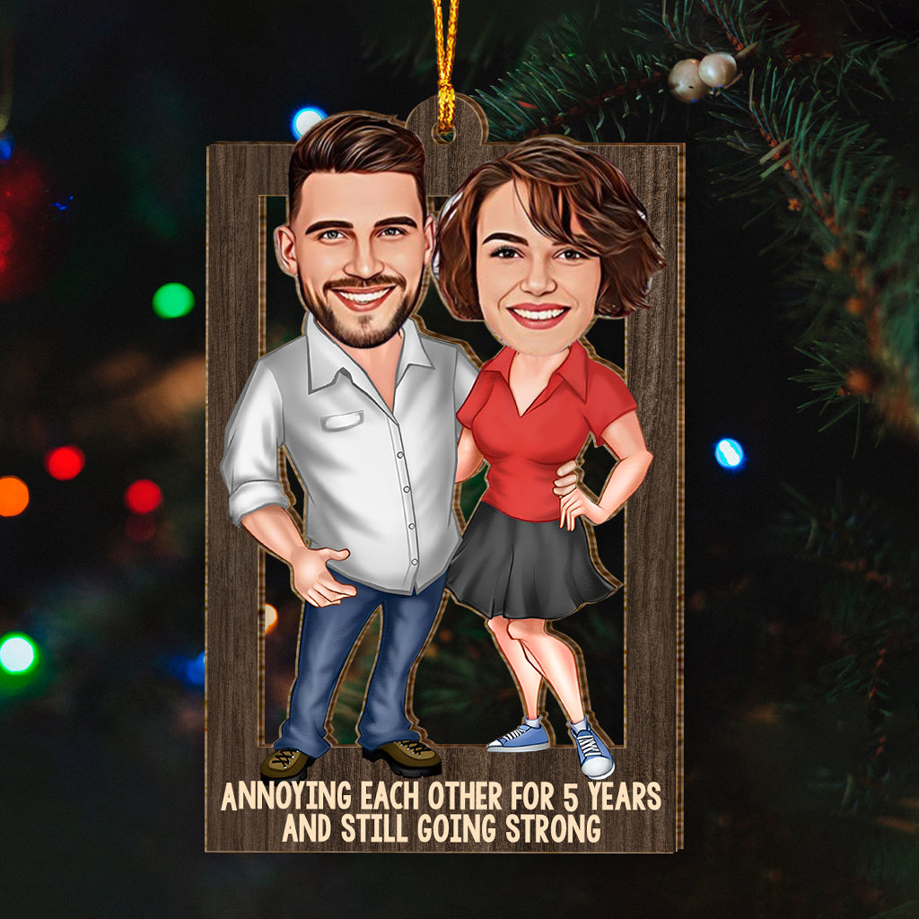 Annoying Each Other - Personalized Couple Ornament