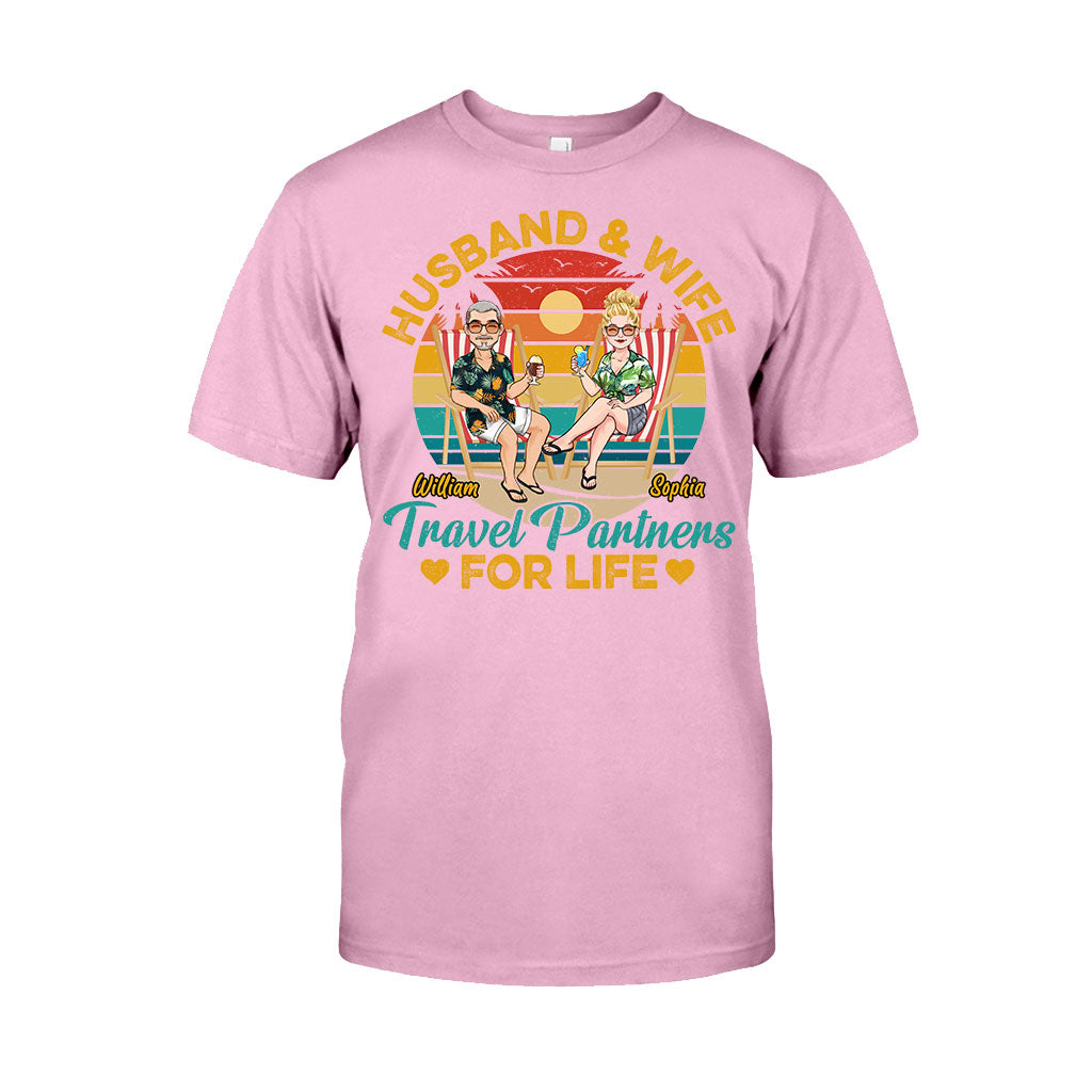 Partenaires de voyage pour la vie - T-shirt et sweat à capuche de voyage personnalisés