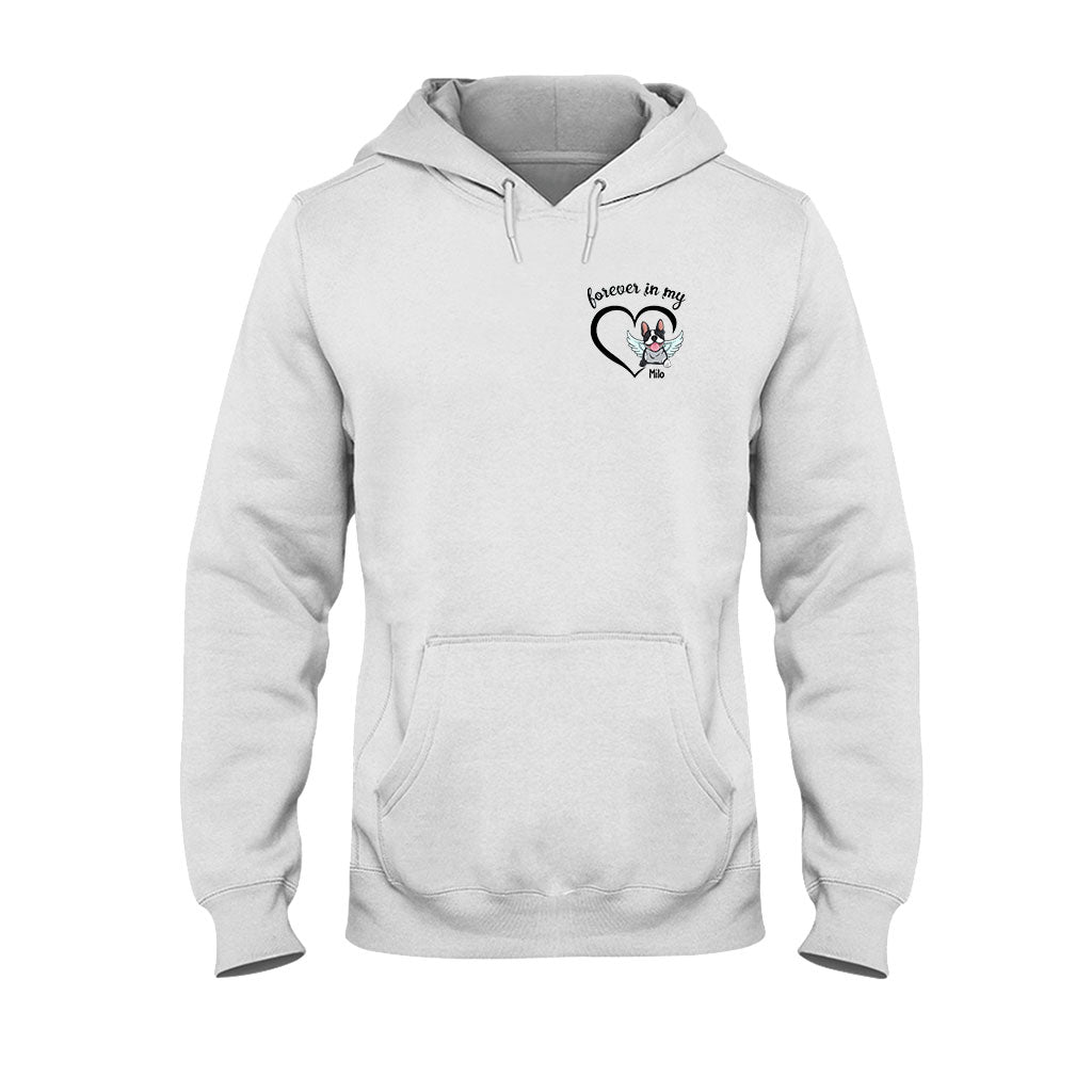 À jamais dans mon cœur - T-shirt et sweat à capuche personnalisés pour chien