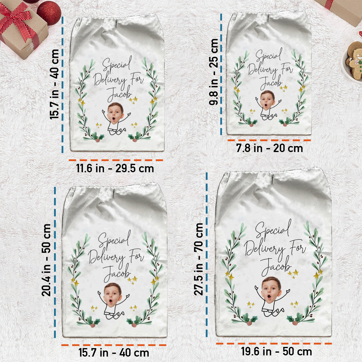 Livraison spéciale pour - Sac fourre-tout à cordon personnalisé pour enfant