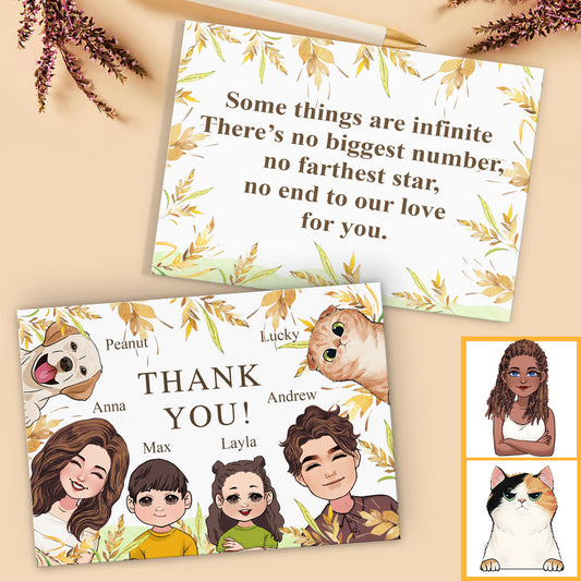 We Love You - Personalized Greeting Card