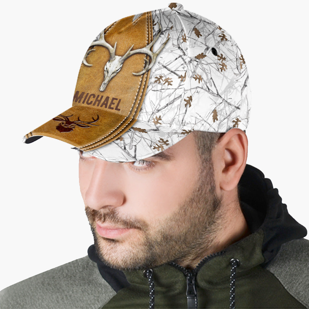 Casquette de chasse classique personnalisée avec crâne de cerf