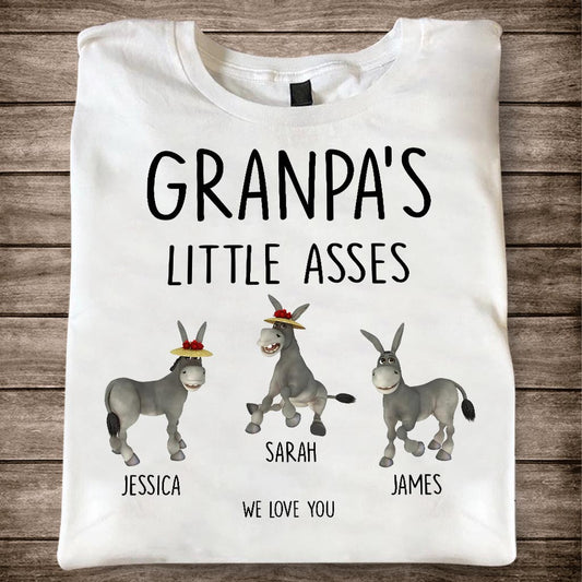 Petits Culs - Cadeau pour papa, grand-père, maman, oncle, tante, grand-mère - T-shirt et sweat à capuche personnalisés