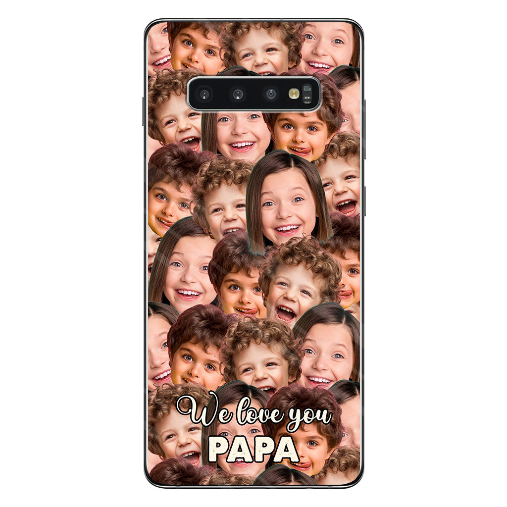 Je t'aime papa - Cadeau pour papa, grand-mère, grand-père, maman, oncle, tante, frère, sœur, fils, fille, petite-fille, petit-fils, mari, femme, petit ami, petite amie - Coque de téléphone personnalisée