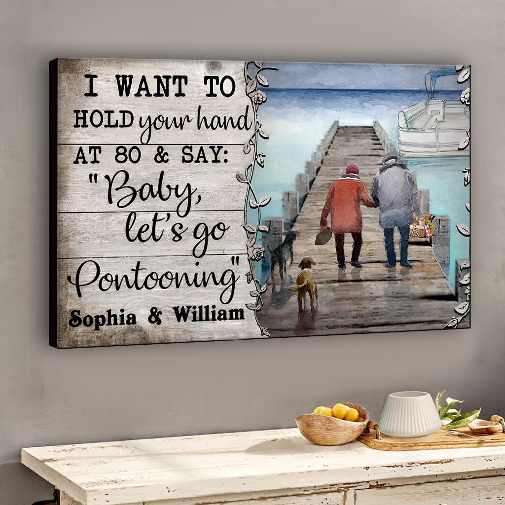 Allons faire du ponton ! - Toile et affiche personnalisées pour ponton