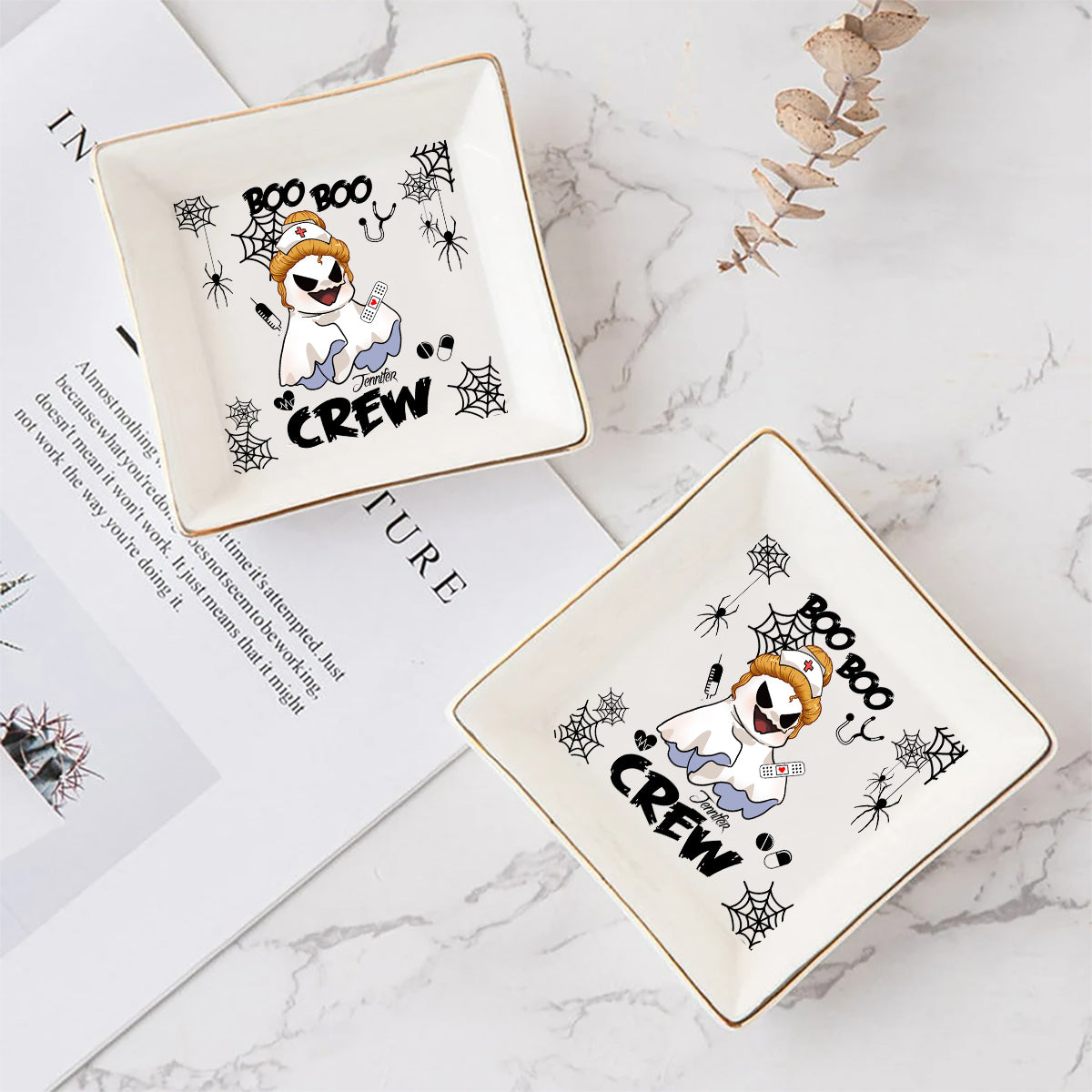Boo Boo Crew - Personalized Nurse Jewelry Dish