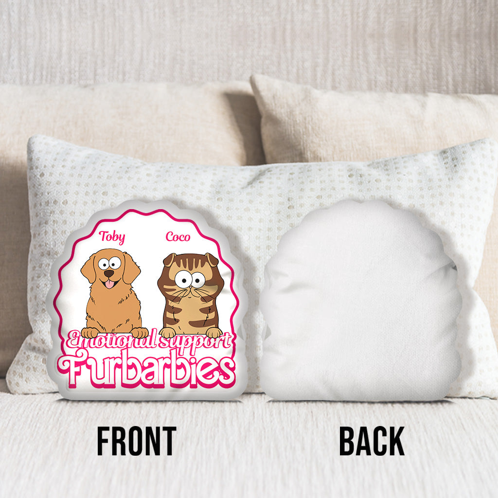 Soutien émotionnel - Cadeau pour les amoureux des chiens et des chats - Coussin personnalisé