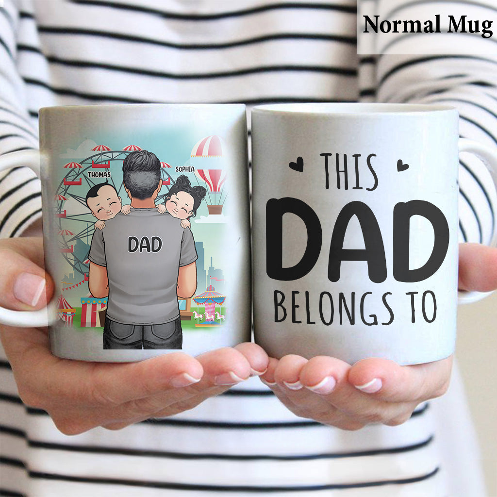 Meilleur papa du monde - Cadeau pour papa, grand-père, oncle, mari - Mug personnalisé