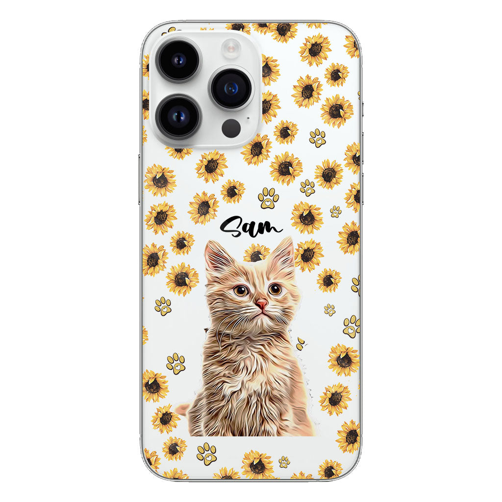 Tu es mon rayon de soleil - Coque de téléphone transparente personnalisée pour chien