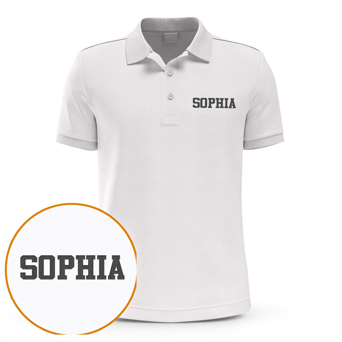 Custom Name - Personalized Step Mom Embroidered Polo Shirt