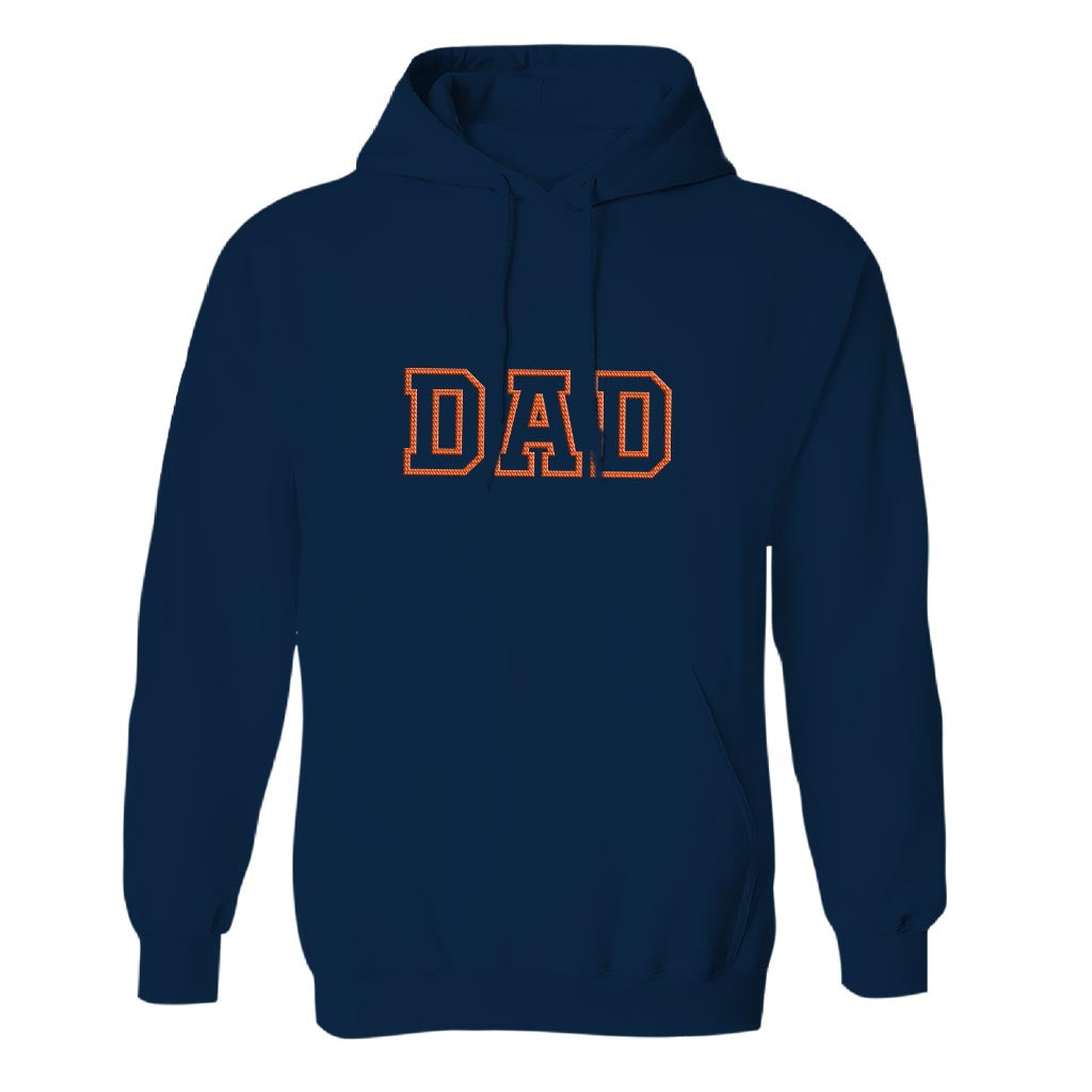 Sweat à capuche brodé personnalisé avec nom - Nom personnalisé pour papa