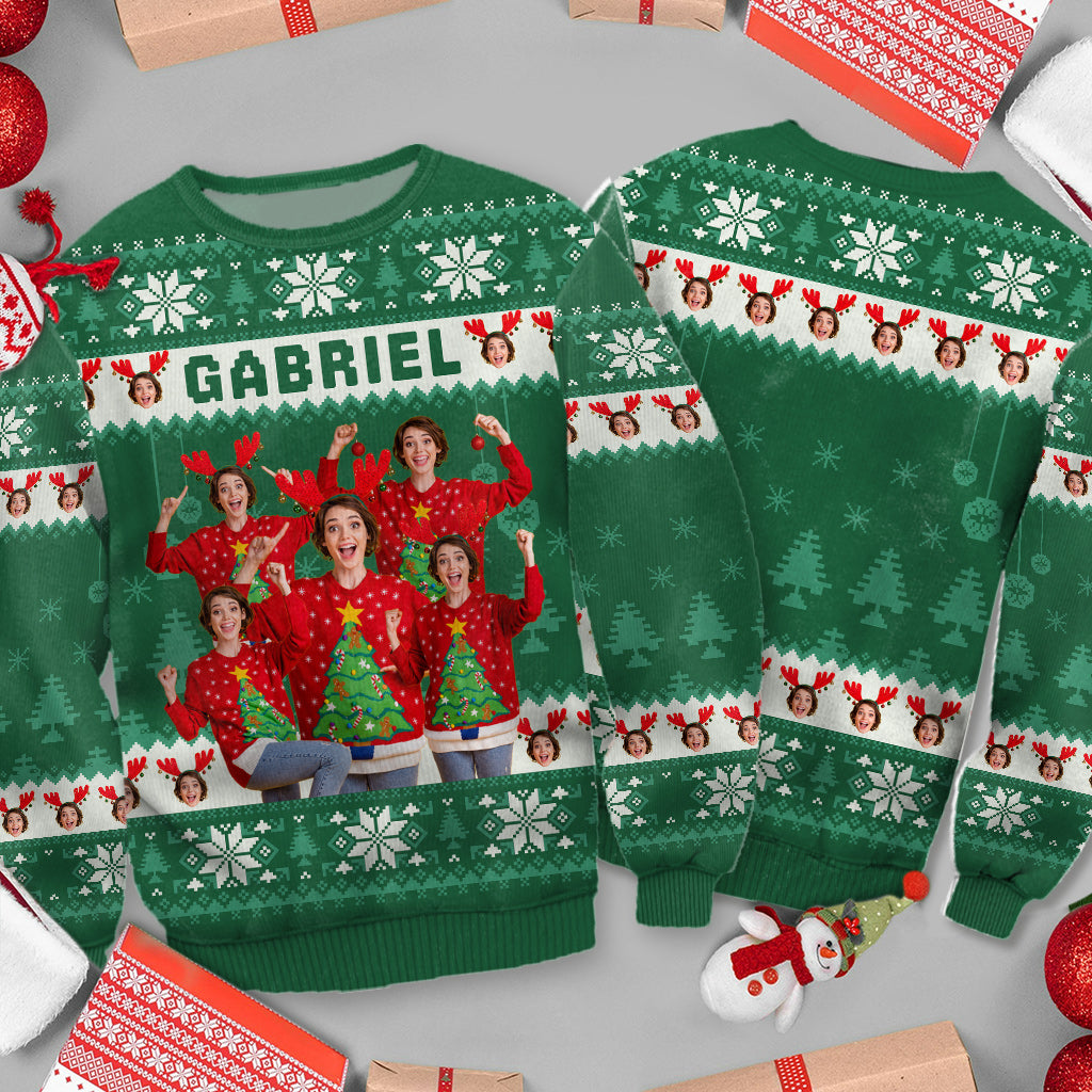 This Is My Ugly Sweater - Personalized Christmas Ugly Sweater