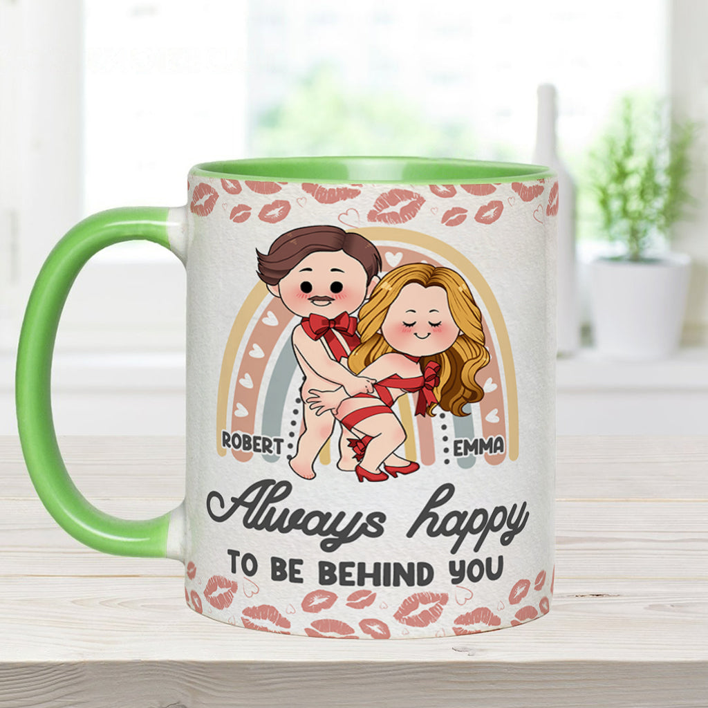 Toujours heureux d'être à vos côtés - Mug personnalisé pour couple