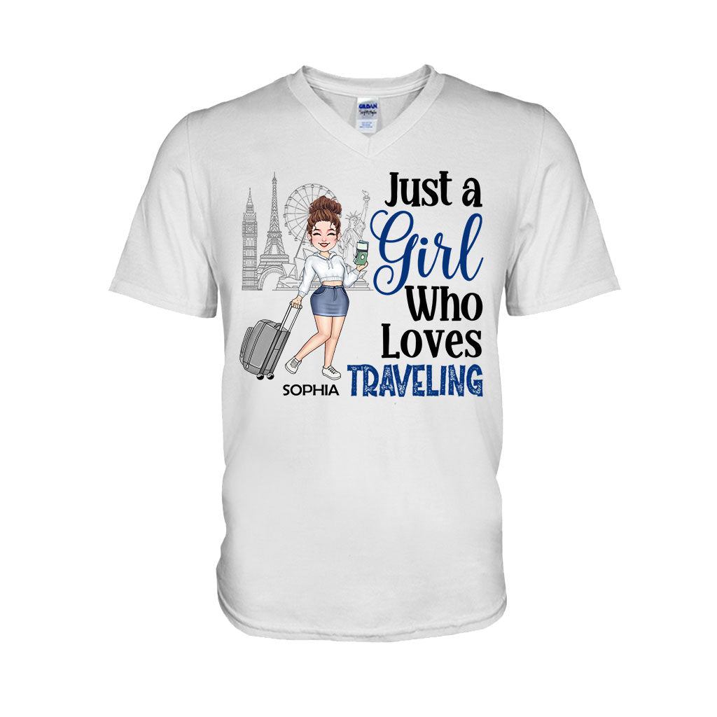 Juste une fille qui adore les croisières - T-shirt et sweat à capuche personnalisés pour les croisières