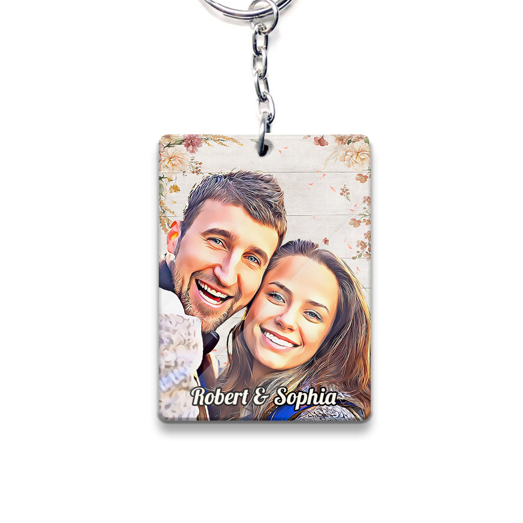Annoying Each Other - Personalized Couple Keychain