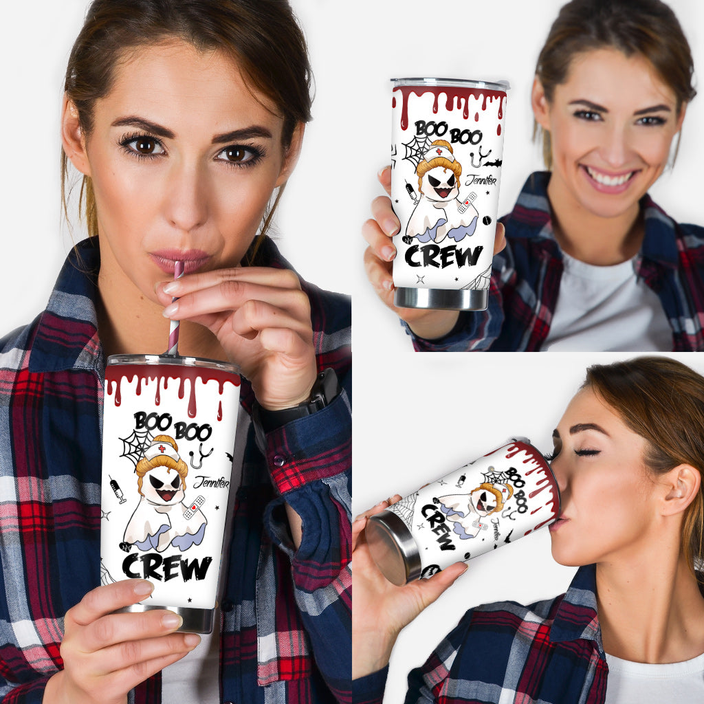 Boo Boo Crew - Personalized Nurse Tumbler