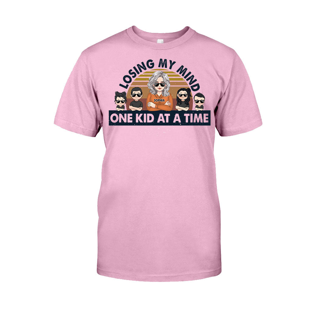 Je perds la tête, un enfant à la fois - Cadeau pour papa - T-shirt et sweat à capuche personnalisés