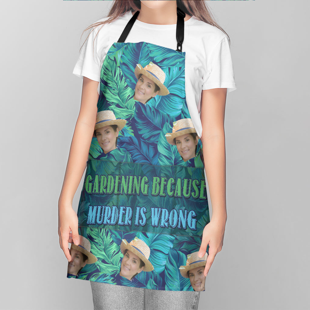 Et au jardin ! - Cadeau de jardinage pour maman, papa, grand-mère, lui, elle, épouse, mari, petite amie, petit ami - Tablier personnalisé