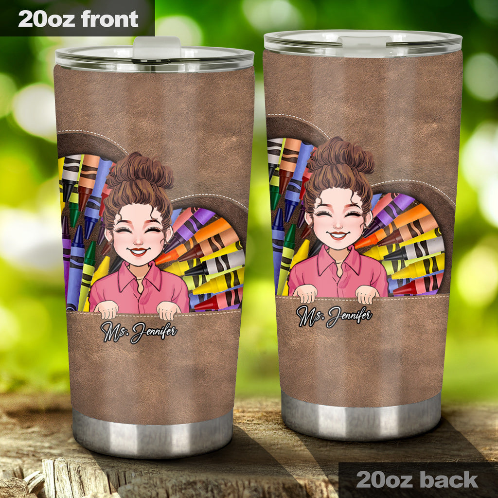 Enseigner, aimer, inspirer - Gobelet personnalisé pour enseignants