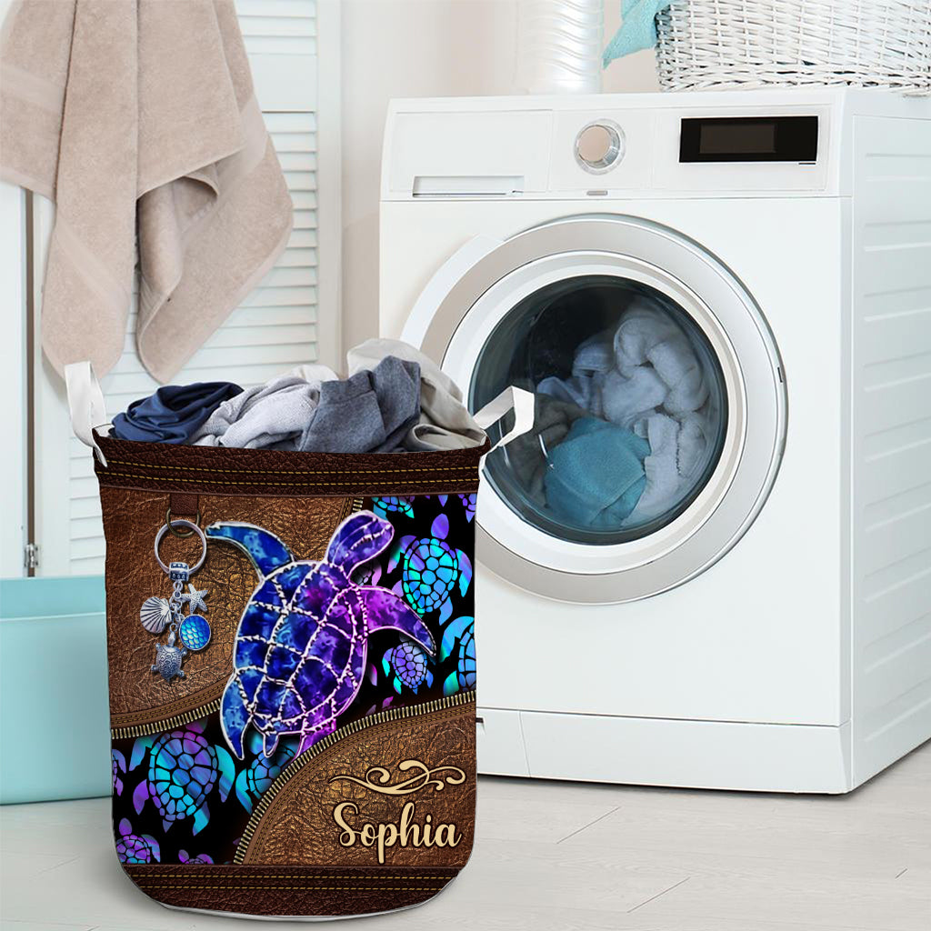 Salty Lil' Beach - Panier de rangement personnalisé pour tortues