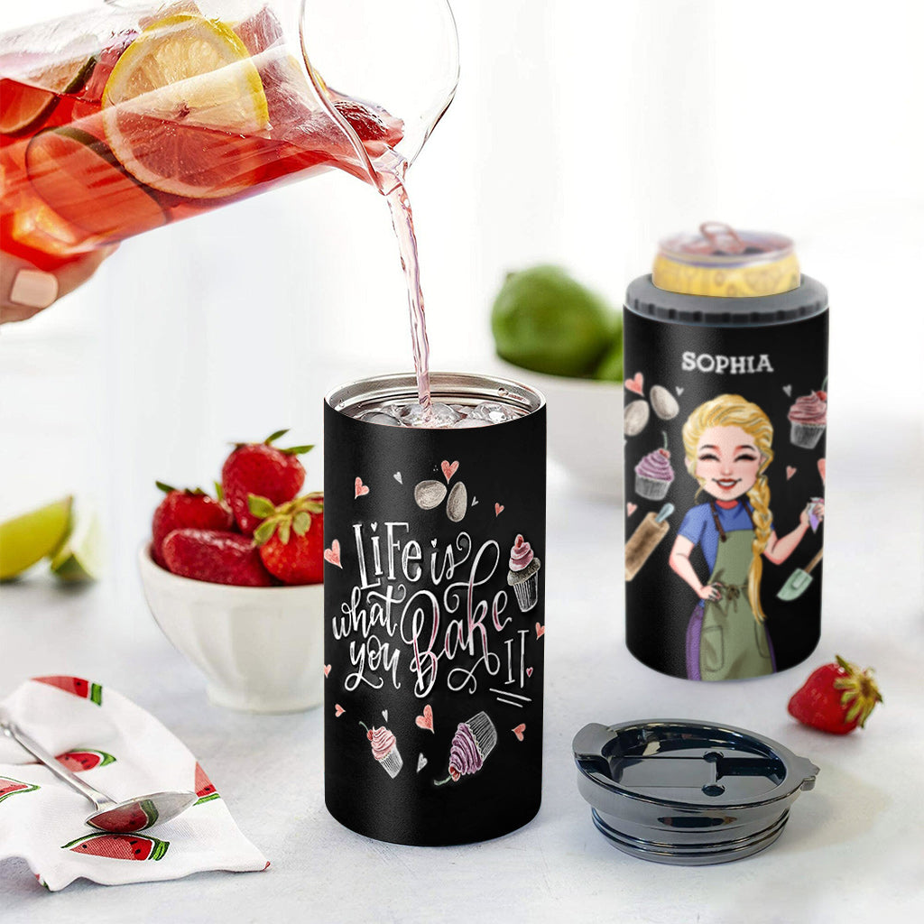 La vie est ce que vous en faites - Refroidisseur de boîtes de cuisson personnalisé