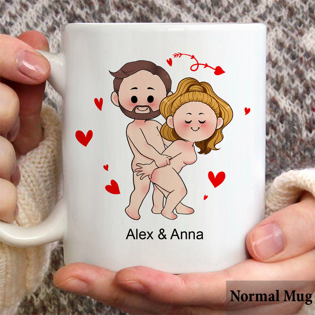 Je veux juste que tu sois heureux - Messages personnalisés avec capture d'écran - Cadeau pour petit ami, femme, mari, petite amie - Mug personnalisé