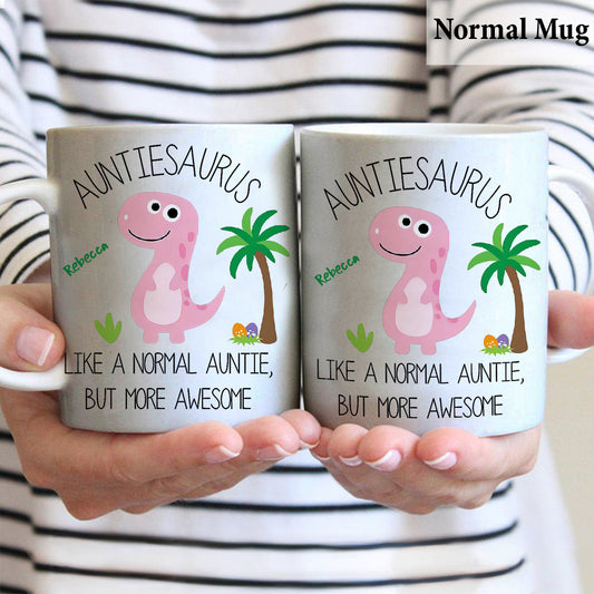 Mug personnalisé « Tante Dinosaure »