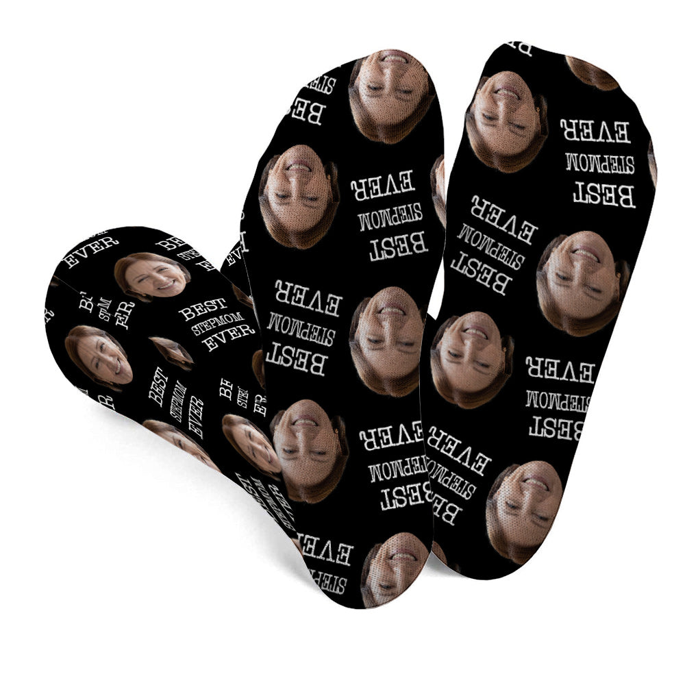 Chaussettes personnalisées pour belle-mère - Face personnalisée