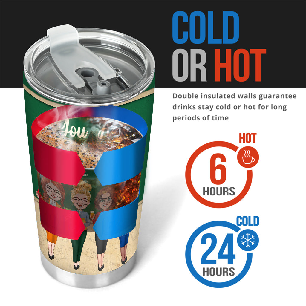 Le travail a fait de nous des collègues - Gobelet personnalisé pour enseignants