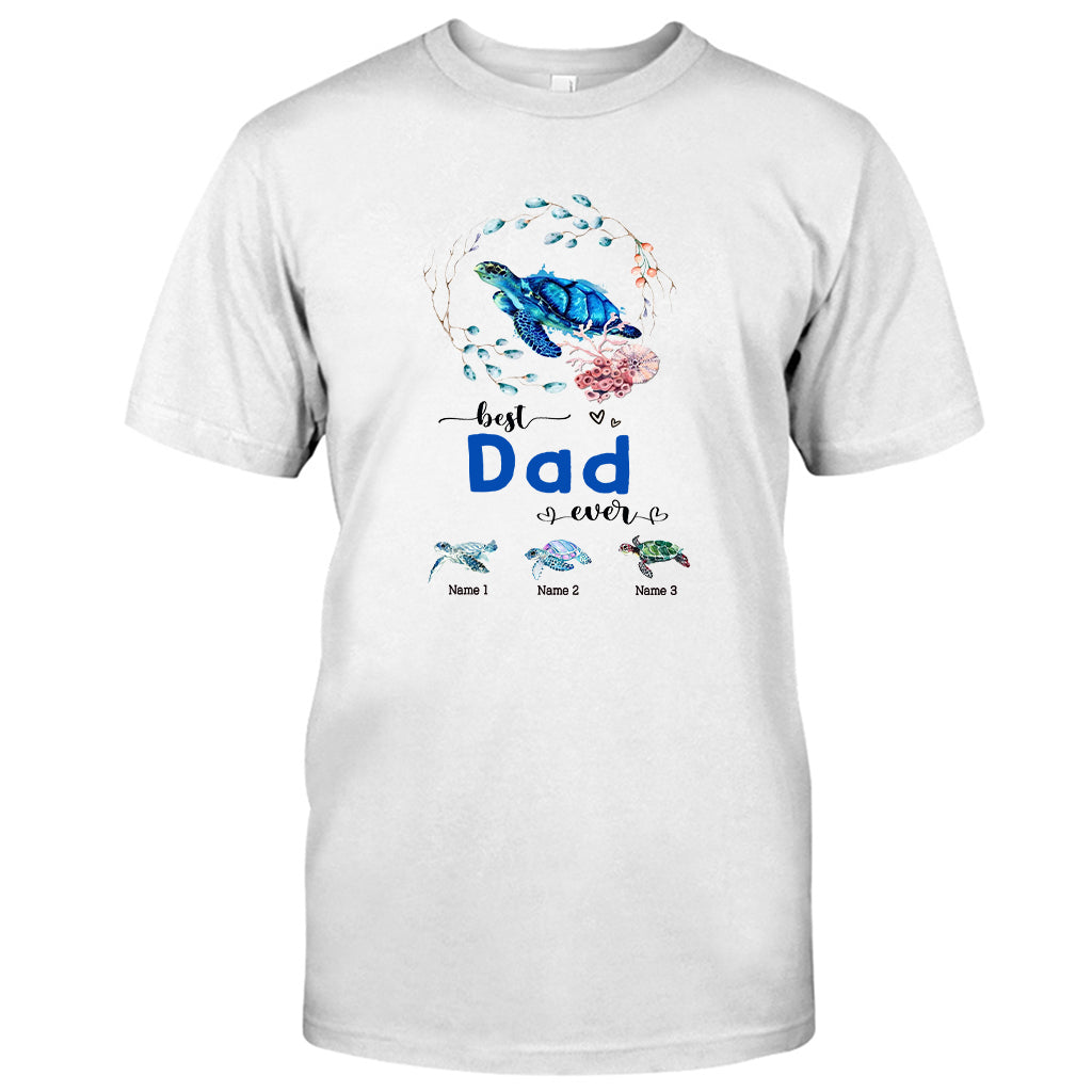 Meilleure mamie du monde - Cadeau tortue pour grand-mère, grand-père, maman, papa, oncle, tante - T-shirt et sweat à capuche personnalisés