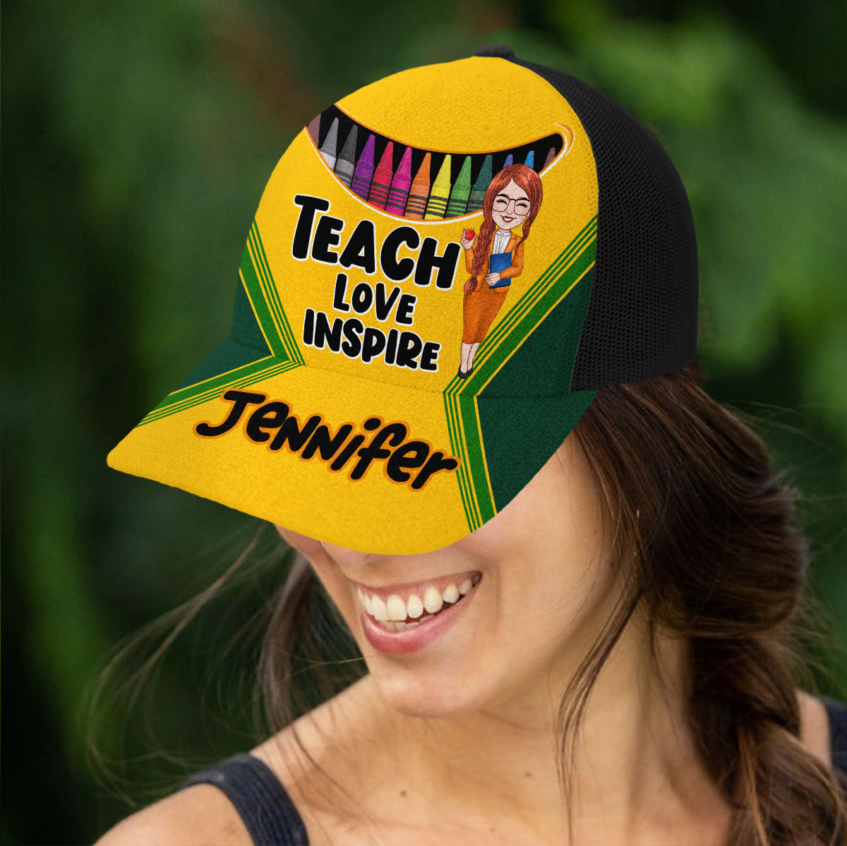 Positive Affirmations Butterfly - Personalized Butterfly Trucker Hat