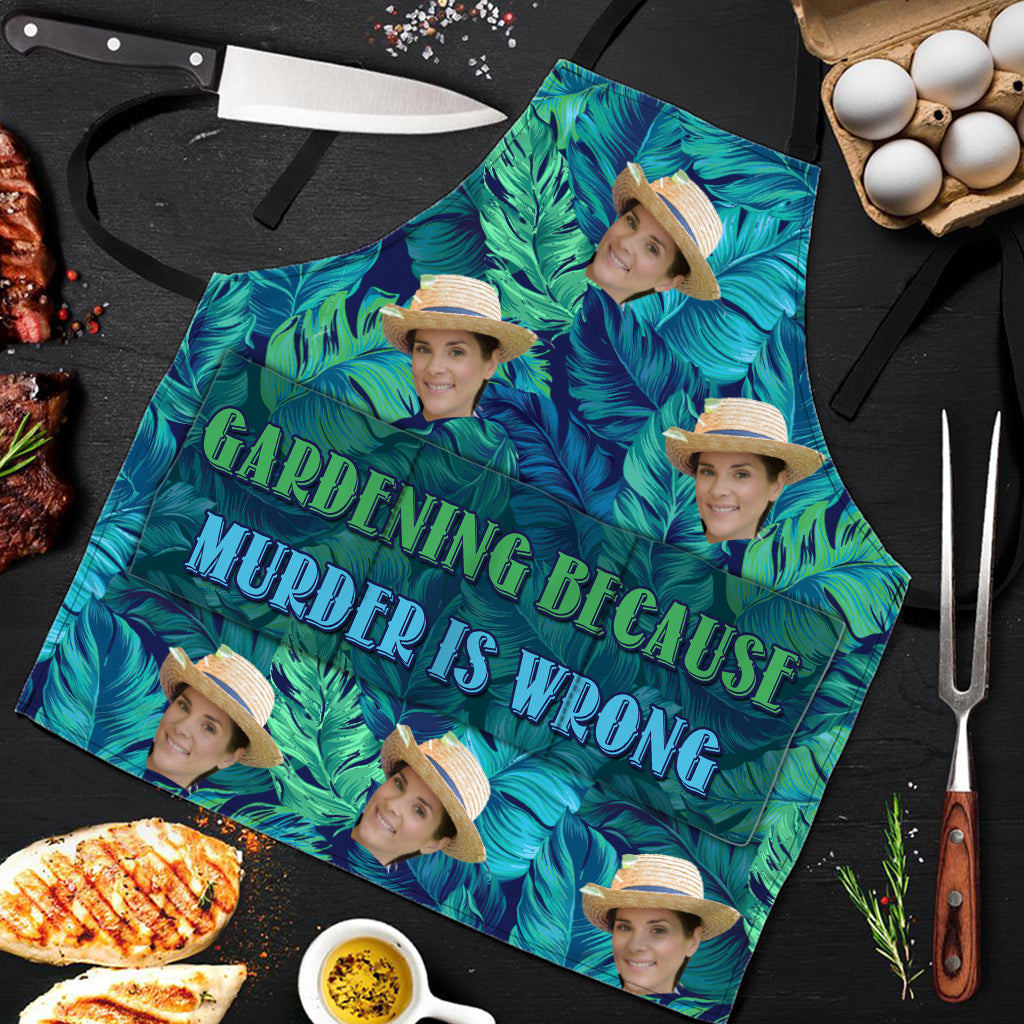 Et au jardin ! - Cadeau de jardinage pour maman, papa, grand-mère, lui, elle, épouse, mari, petite amie, petit ami - Tablier personnalisé